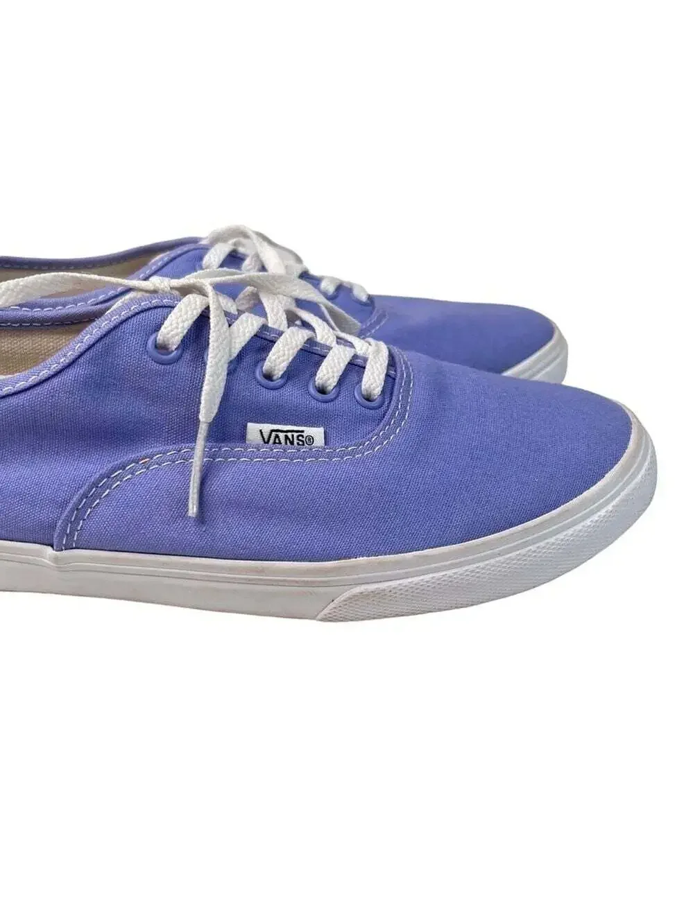 Vans Authentic Lo Pro Jacaranda True White Sneakers Womens 10 Lavender